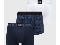 Pánské boxerky 3 pack U3BG01K6YW0 P7CJ modrá/bílá - Guess