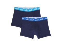 Pánské boxerky Puma 2-Pack tmavě modré z příjemné bavlny