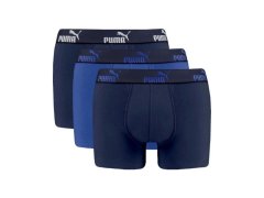 Puma boxerky, pánské spodky Boxershorts, balení po 3 kusech, modré, tmavě modré