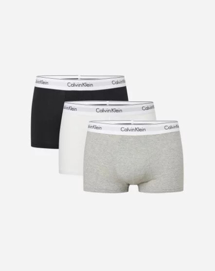 Pánské boxerky NB2380A MP1 černá/bílá/šedá - Calvin Klein