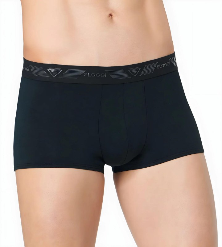Boxerky Sloggi men Shirt Stop Hipster E černé - Sloggi