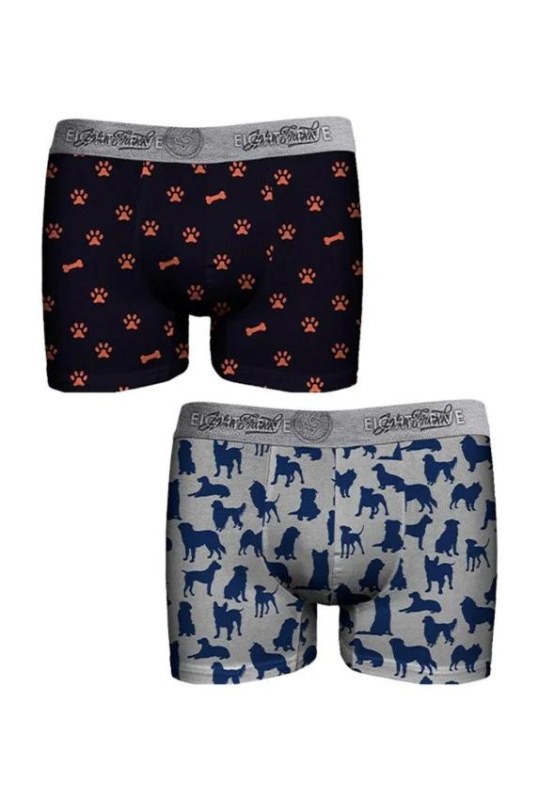 Pánské boxerky JOHN FRANK JF2BEF29 2PACK - Pánské oblečení Muži spodní prádlo boxerky