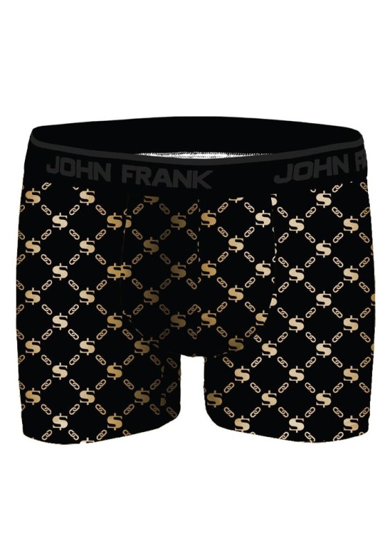 Pánské boxerky John Frank JFBDMET101-CHAIN GOLD