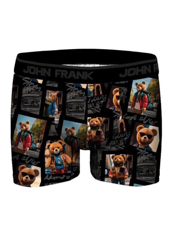 Pánské boxerky JOHN FRANK JFBDMOD120 Traveller - Pánské oblečení Muži spodní prádlo boxerky