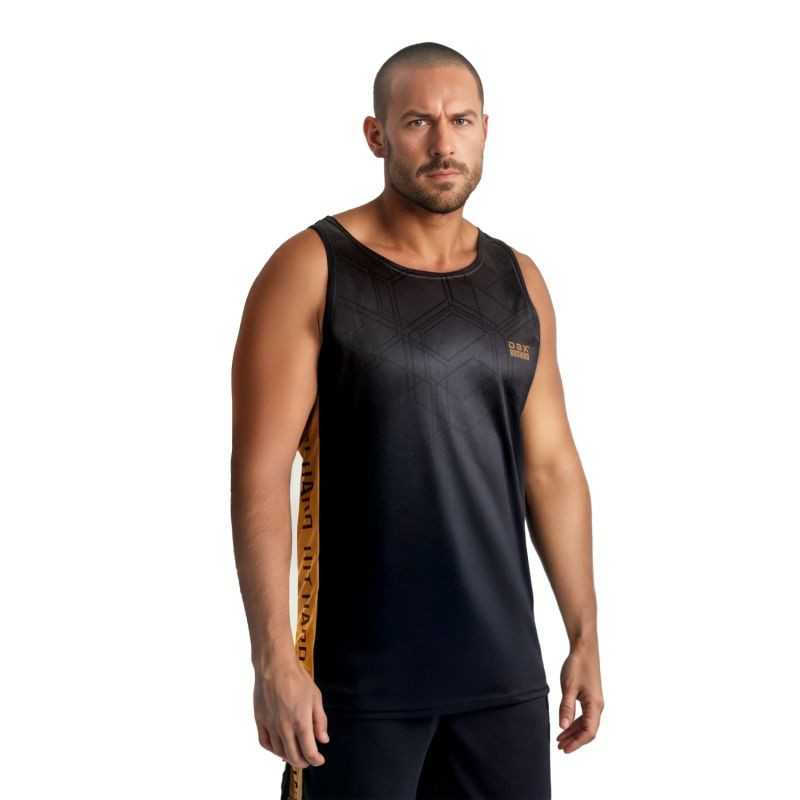 Boxerské tričko TankTop GOLD - Pánské oblečení Muži spodní prádlo boxerky
