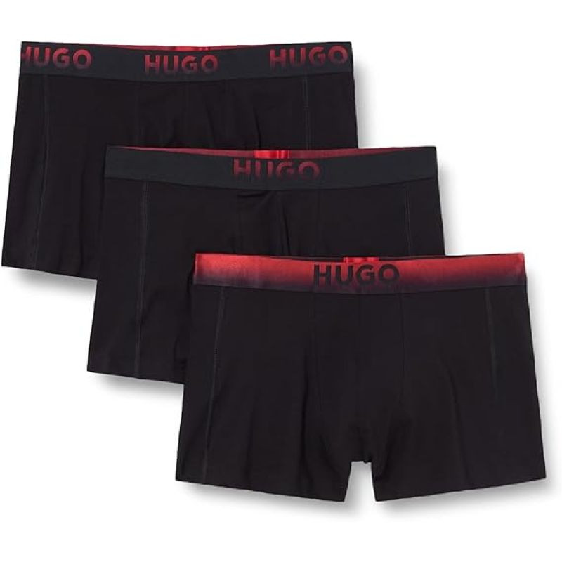 Pánské boxerky Hugo Triplet, balení po 3 kusech, bavlněné spodní prádlo, přiléhavý střih (50549172-001)