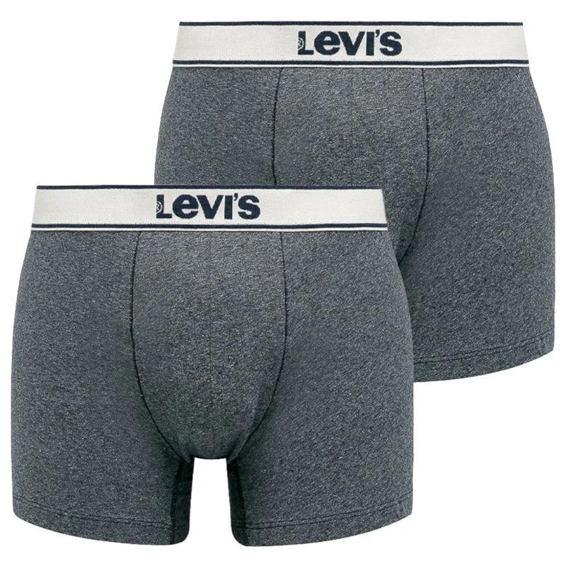 Pánské boxerky 2Pack 37149-0399 Grey - Levi´s