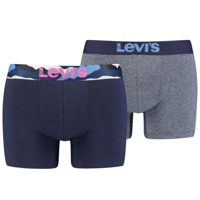 Pánské boxerky 2Pack 37149-0591 Blue - Levi´s