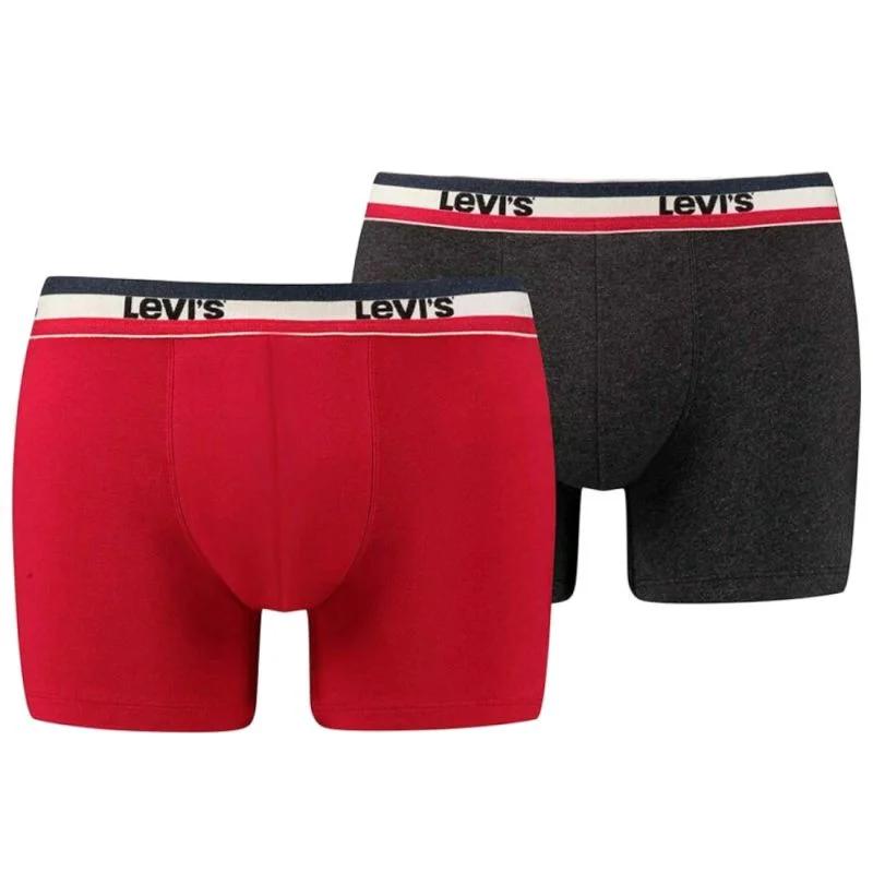 Levi´s Boxerky 2 páry M 37149-0205 - Pánské oblečení Muži spodní prádlo boxerky
