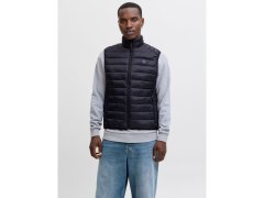 Jack&Jones pánská vesta bez rukávů JJEBRADLEY LIGHT BODYWARMER COLLAR NOO 12280973 BLACK