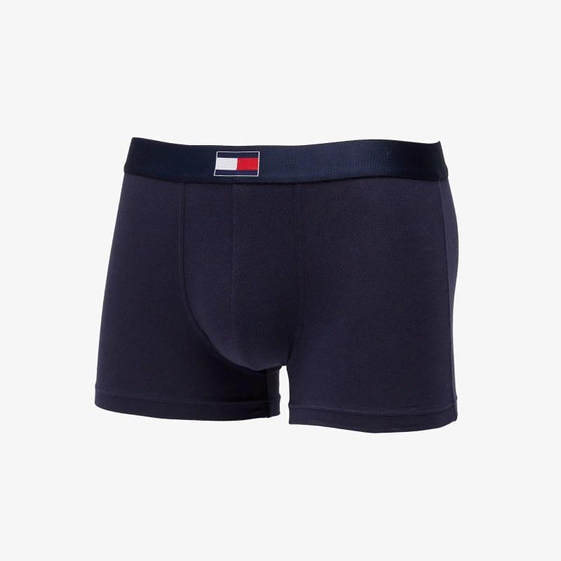 Boxerky UM0UM00858 416 modrá - Tommy Hilfiger - Pánské oblečení Muži spodní prádlo