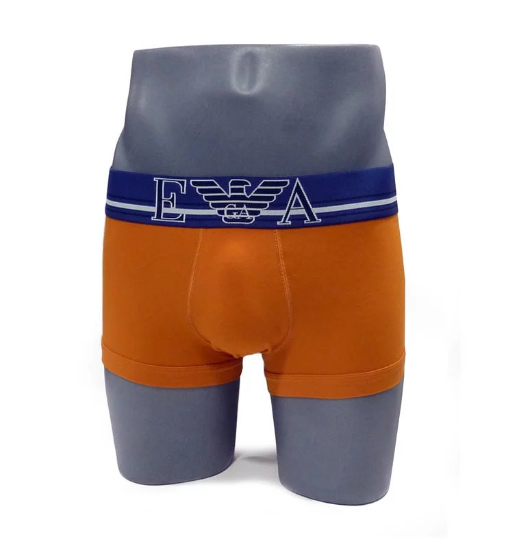 Pánské trenýrky 111389 2R523 00163 - oranžová - Emporio Armani