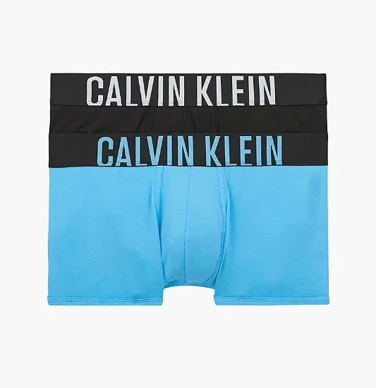 Trenýrky 2pack NB2602A 1SR - černá/modrá - Calvin Klein