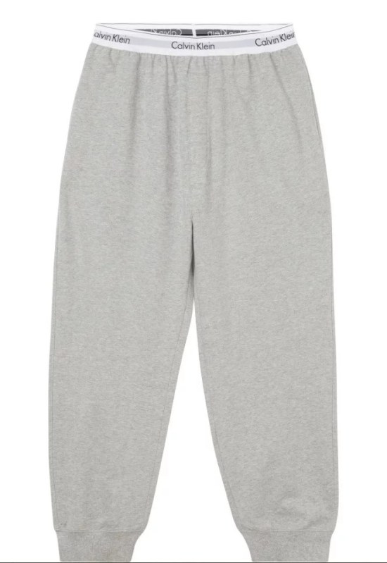 Pánské tepláky NM2302E P7A šedá - Calvin Klein