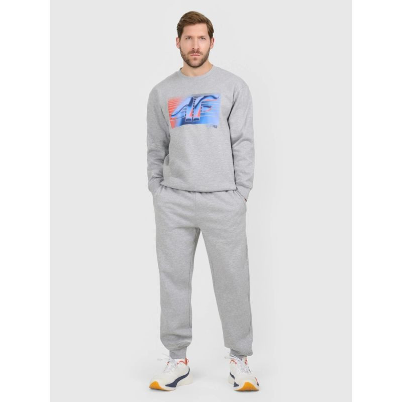 Pánské tepláky typu jogger 4F 4FRAW25TTROM1832-27M