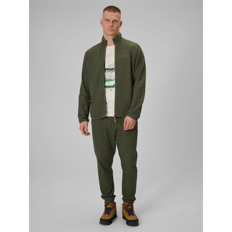 Pánské tepláky typu jogger 4F 4FRAW25TTROM1691-43M