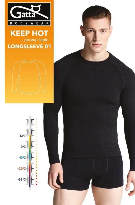 Pánský nátělník Gatta 43027 Keep Hot Longsleeve Men M-2XL