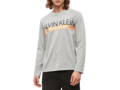 Pánské tričko NM1772E-080 šedá - Calvin Klein