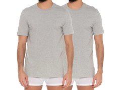 Pánské triko 2 PACK - Heather NM1686A-080 - Calvin Klein