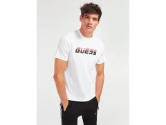 Pánské tričko s krátkým rukávem U0BA47K6YW1 - TWHT bílá - Guess