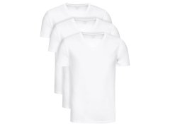 Pánské tričko 000NB4012E 100 3pk bílá - Calvin Klein