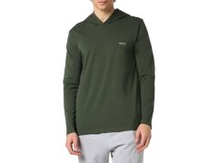 Pánské tričko BOSS Mix & Match Dark Green Longsleeve (50515306-305)