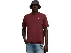 Pánské tričko Puma Ess Elevated Relaxed Wash Tee burgundy 688048 96 pánské