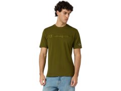 Pánské tričko Champion SS Tee olive 220273 GS585 pánské