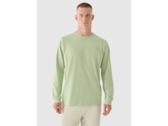 Pánské tričko oversize s potiskem a dlouhým rukávem 4F 4FRAW24TLONM502-44S