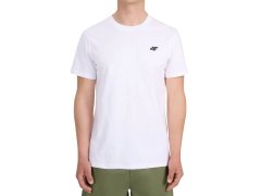 Pánské tričko 4F M3341 white 4FWMM00TTSHM3341 10S pánské