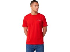 Pánské tričko Champion SS Tee červené 221798 RS067 pánské