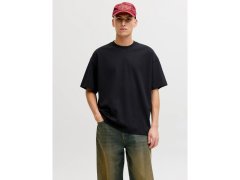 Jack&Jones pánské tričko JJEBARRON TEE SS O-NECK NOOS 12298906 BLACK