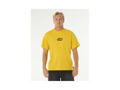 Pánské tričko RIP CURL Medina Inner Vision Spray Tee, žluté