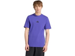 Pánské tričko adidas Essentials Small Logo Single Jersey fialové KF2404
