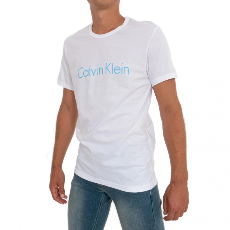 Pánské tričko NM1129E-VBM bílá - Calvin Klein - Pánské oblečení Muži trička