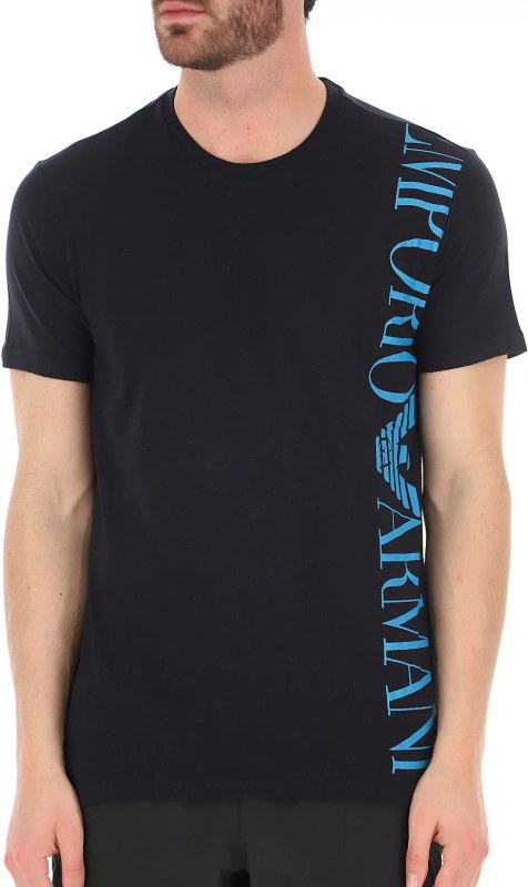Pánské tričko 211831 1P469 00020 černé - Emporio Armani