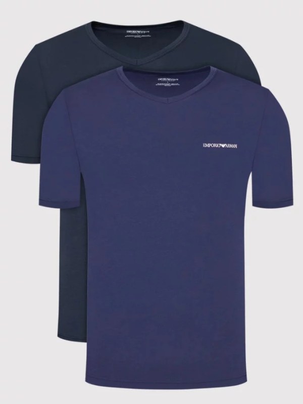 Pánské triko - 111267 2R717 97035 - tm.modrá - Emporio Armani - Pánské oblečení Muži trička