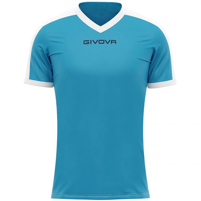 Pánské tričko Revolution Interlock M MAC04 0503 celeste/ bianco - Givova - Pánské oblečení Muži trička