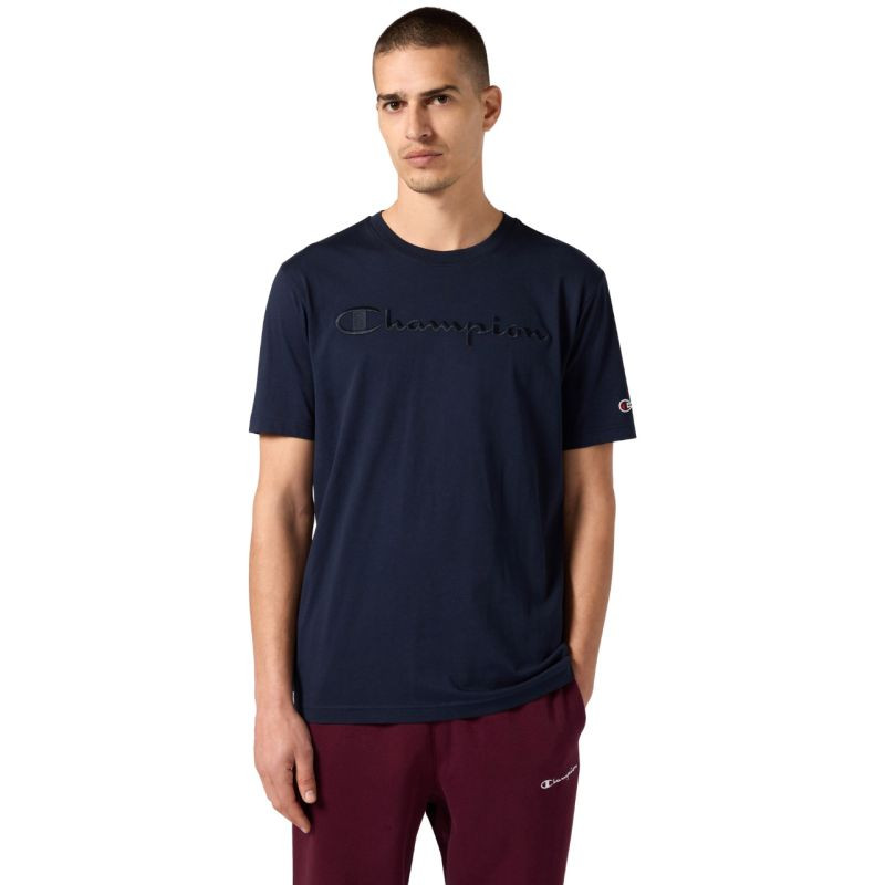 Pánské tričko Champion SS Tee navy blue 220273 BS501 pánské