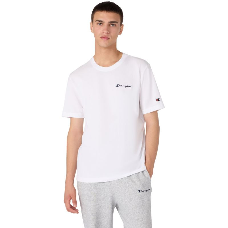 Pánské tričko Champion SS Tee white 221798 WW001 pánské