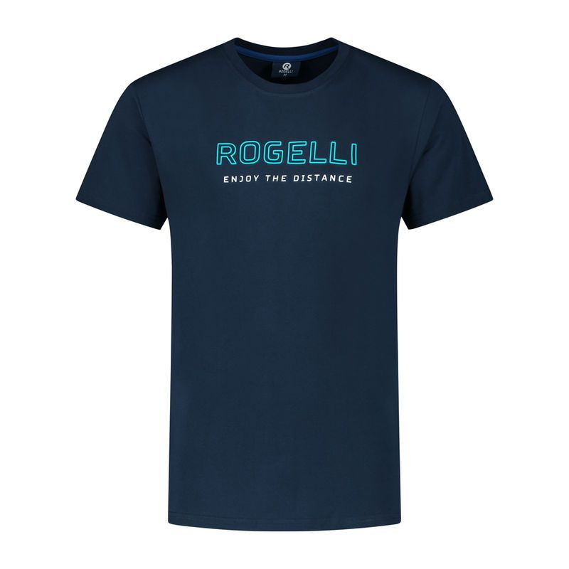 Rogelli pánské tričko LOGO navy blue L