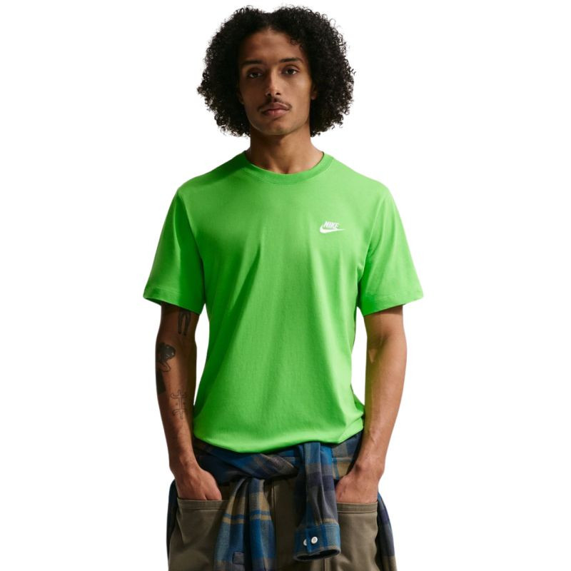 Pánské tričko Nike Club Tee green AR4997 311 pánské - Pánské oblečení Muži trička