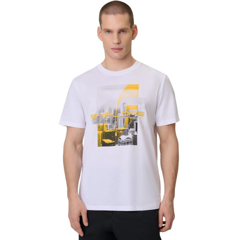 Pánské tričko 4F M2660 white 4FWSS26TTSHM2660 10S pánské