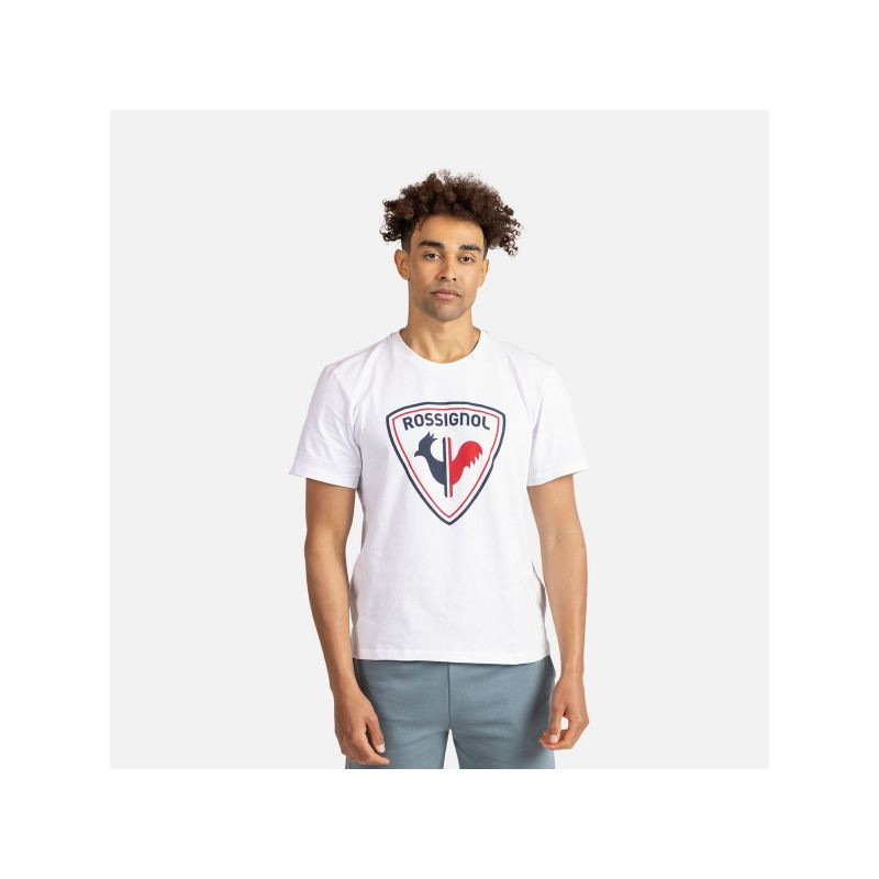 Pánské tričko ROSSIGNOL Cliffside Tee, bílé