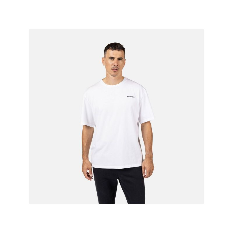Pánské tričko ROSSIGNOL Waterfall Relax Tee, bílé