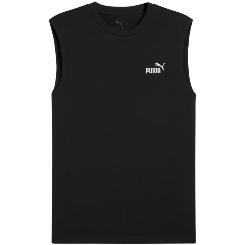 Pánské tričko Puma ESS No. 1 Logo Sleeveless Tee, černé, 682626 01