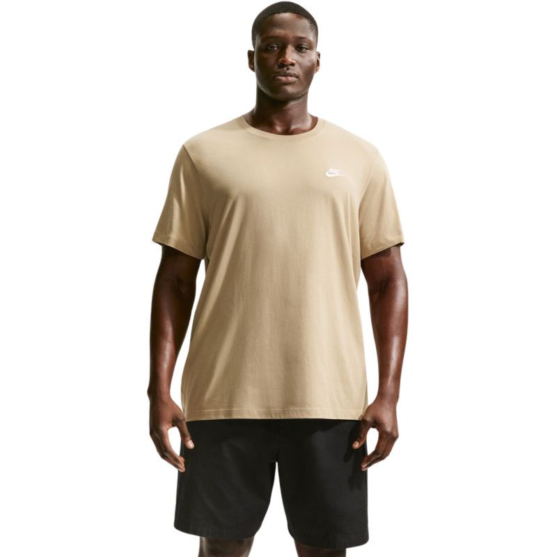 Pánské tričko Nike Club Tee, béžové, AR4997 297