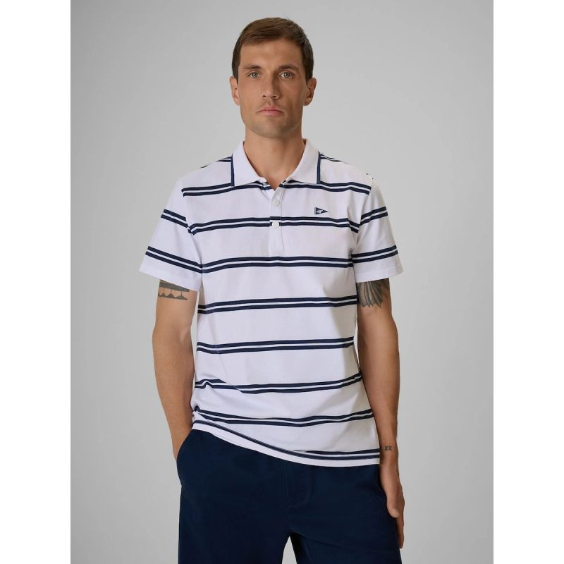Pánské polo tričko s pravidelným střihem 4F 4FRSS26TPTSM0898-10S