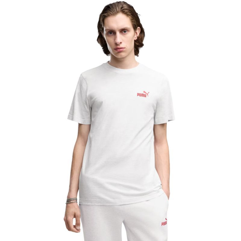 Pánské tričko Puma ESS Small No.1 Logo Tee(s), světle šedé, 682535 05