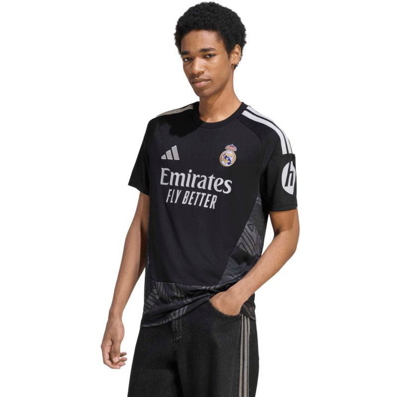 Pánské tričko adidas Real Madrid 26/27 Home Goalkeeper Jersey, černé, KC3988 - Pánské oblečení Muži trička